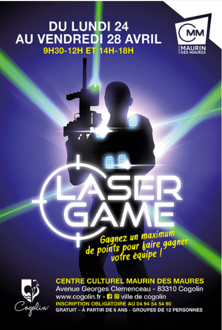laser game cogolin activité centre culturel 